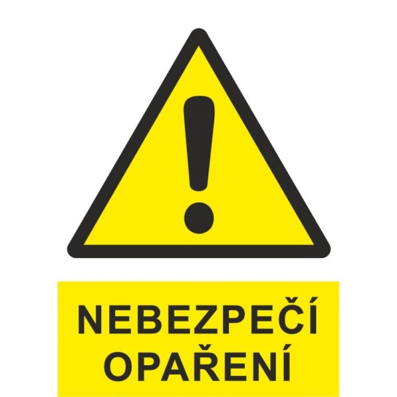 Nebezpečí opaření A4