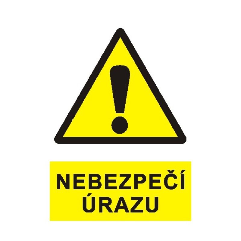 Nebezpečí úrazu A4