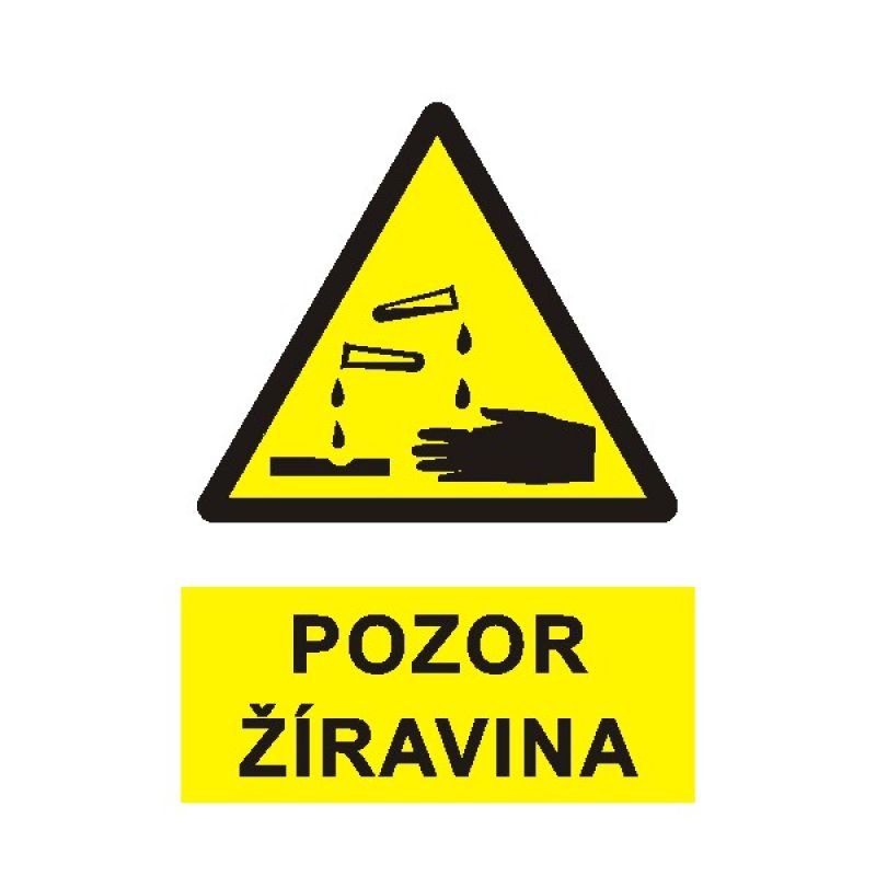 Pozor žíravina A4