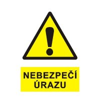 Nebezpečí úrazu A4